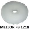 Ingranaggio in nylon per motoriduttore stufa a pellet Mellor FB1218 3 rpm