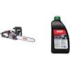 Oregon Cs1400 Potente Motosega Elettrica Da 2400 W Con Guida Catena Da 40 Cm, Motore 230V, Nero & Olio Biologico per la Catena della Motosega, Lubrificante e Biodegradabile, Tanica da 1 L