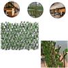 UppyHome Traliccio siepe estensibile edera sintetica recinto legno balcone giardino H70cm