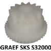 Graef Ingranaggio gear per motore affettatrice GRAEF SKS S32000 S32116