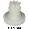 ALA 2000 Ingranaggio in nylon di ricambio per motore affettatrice ALA 2000 SL 520 SL520
