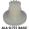 ALA 2000 Ingranaggio gear in nylon per motore affettatrice ALA SL 721 BASIC