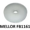 Ingranaggio in nylon per motoriduttore stufa a pellet Mellor FB1161 4 rpm