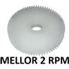 Ingranaggio rinforzato in nylon per motoriduttore stufa a pellet Mellor 2 rpm