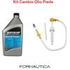 QUICKSILVER KIT CAMBIO OLIO PIEDE E INGRANAGGI FUORIBORDO QUICKSILVER GEAR LUBE 1 LT E POMPA
