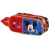 Disney Topolino Joyful-Astuccio 3D Doppio, Blu, 22 x 9.5 cm