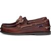 Sebago Docksides Portland Waxed, Scarpe da Barca Uomo, Marrone (Brown White), 41 EU