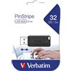 Verbatim Go Pendrive 32gb 49064, Storengo Pinstripe Mini Memoria USB portatile 3