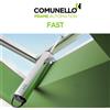 Comunello Attuatore a stelo per finestre sporgere lucernari cupole Comunello FAST 50 230V