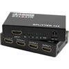 SariStore Splitter HDMI 1 In 4 Out 4K Ultra HD 3D Duplicatore Video per TV Monitor PS5 SKY