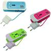 Caricabatteria carica batteria Smartphone Tablet 3 IN 1 UK USB DC 5V/2.1A FZ015