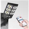 LAMPIONE/9.5 Faro lampione stradale solare sensore di movimento fotovoltaico180 LED W789A-3