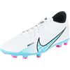 Nike Mercurial Vapor 15 Club MG, Sneaker Uomo, White Baltic Blue Pink Blast, 47 EU