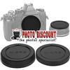 KIT rear lens body camera CAP adatto per OLYMPUS OM-D E-M5 E-M10 MARK I II III