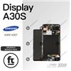 SAMSUNG DISPLAY A30s A307 ORIGINALE SERVICE NERO TOUCH SCREEN SCHERMO