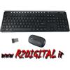 Linq KIT TASTIERA + MOUSE MK8008 WIRELESS 2.4GHz MULTIMEDIALE WIFI con MINI USB - Com