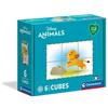 CLEMENTONI Disney Animal Friends - Puzzle 6 cubi