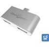 NO BRAND Hub USB da Type C a doppia USB 2.0 compatibile MacBook 12 pro 13 2016 2017 PC