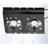 Aglow.it Dissipatore per Hard disk 3.5" Nero 0492, Radiatore di Raffreddamento a Doppia V