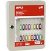 APLI Armadietto metallico porta chiavi apli 45 chiavi con serratura