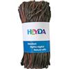 HEYDA Baier & Schneider, Rafia naturale, Marrone (braun), 50 g, 30 m