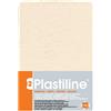 PLASTILINE Plastilina 7150T - Panetto di Plastilina- Pasta modellabile, alta precisione - Modellare, scolpire, plasmare - durezza 2 (morbida) - 750g - Colore avorio. Prodotto in Francia