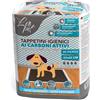 Leopet 50 TAPPETINI ASSORBENTI PER CANI 60x60 AL CARBONE ATTIVO TRAVERSE CANE CUCCIOLI
