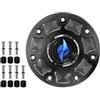 Accossato Tappo Benzina con nottolino blu per Kawasaki Zr-7 (750cc) 2001