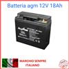EXTRACELL batteria al piombo 12V 18ah allarmi ups jump start come FIAMM FG21803 17Ah 20ahv