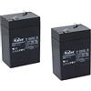 Kaise Technologies Kaise Batteria al piombo AGM VRLA 6V - 4,5Ah / Modello KB645 F1 / 2 pezzi
