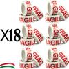 ROTOLI DI NASTRO ADESIVO SILENZIOSO FRAGILE 50 X 66 - SCOTCH IMBALLAGGIO PACCHI