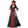 Leg Avenue 85551 Blood Countess, Costume da Carnevale da Donna, Taglia S, Nero/Rosso