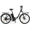 i-Bike City Easy S ITA99, Bicicletta elettrica a pedalata assistita Unisex Adulto, Nero, 46 cm