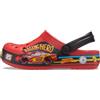 Crocs Unisex Bambino FL Cars Lights Band Clog T Sabot, Flame, 23/24 EU