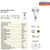 NOVALINE 10X LAMPADINE FLUORESCENTE NOVALINE REFLECTOR R80 T3 15W E27 LUCE CALDA