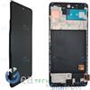 OEM DISPLAY LCD SAMSUNG GALAXY A51 A515 SCHERMO OLED PARI ORIGINALE FULL SIZE FRAME
