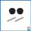 Rowenta 2 Ruote 10mm per Spazzola XForce Flex 8.60 RH9611 RH9638 RH9680 RH9695 Rowenta