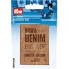 Prym 922000 - Etichetta per applicazione RAW&DENIM in finta pelle scamosciata, colore: sabbia