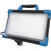 as - Schwabe Optiline 46346 - Faretto LED portatile con treppiede, 80 W, 9.200 lm, adatto come lampada da lavoro per interni ed esterni per fai da te, IP54, blu