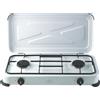 DCG Fornello Piano Cottura a gas GPL 2 Fuochi DCG EKP2422 - Portatile Campeggio