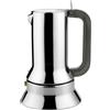 Alessi Caffettiera Moka Caffé Espresso Alessi 9090/3 3 Tazze Design Acciaio Inox 18/10