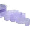 Furlanis - Velo Tubolare per Confetti e Bomboniere, Nastro Decorativo per Confezioni, Tessuto Italiano - Lilla, 40 mm x 50 m