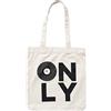 Grupo Erik Tote Bag Riutilizzabile Only Music | Borsa Shopper Donna, 37x39 cm, borsa per la spesa | Borsa di stoffa | Borsa Tela riutilizzabile | Shopper Bag Eco Friendly, 100% cotone reciclato, Tote Bag bianca