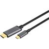 Digitus DA-70821 Cable USB-C - HDMI 1.8M 4K/30HZ Black Metal HOUSING