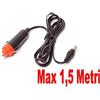 Cavo Accendisigari con Spinotto per Televisore TV a 12 VOLT 1,5 mt Camper Camion