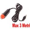 Cavo Accendisigari con Spinotto per Televisore TV a 12 VOLT 3 mt - Camper Camion