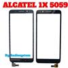 Alcatel TOUCH SCREEN+VETRO per ALCATEL 1X OT-5059D 5059X ONE TOUCH NERO RICAMBIO NUOVO
