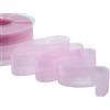 Furlanis - Velo Tubolare per Confetti e Bomboniere, Nastro Decorativo per Confezioni, Tessuto Italiano - Rosa Baby, 40 mm x 50 m