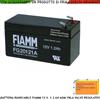 FIAMM Batteria Accumulatore 12 V 1,2 Ah Fiamm Pb Valve Regulat. Elettromedicale Sirena