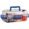 neoLab 3-2140 - Scatola di sicurezza in policarbonato, 380 mm di lunghezza x 196 mm di larghezza x 160 mm di altezza, trasparente/blu